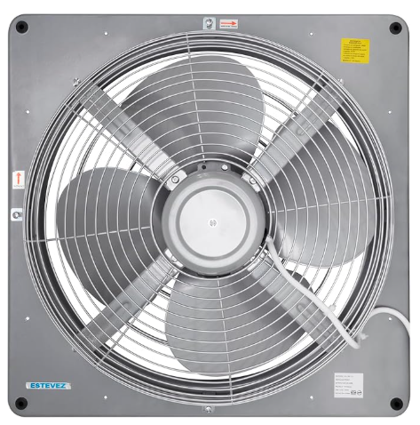 Estevez Extractor de Aire para Pared 1816 ECO, 400mm, 106W, 60 dB