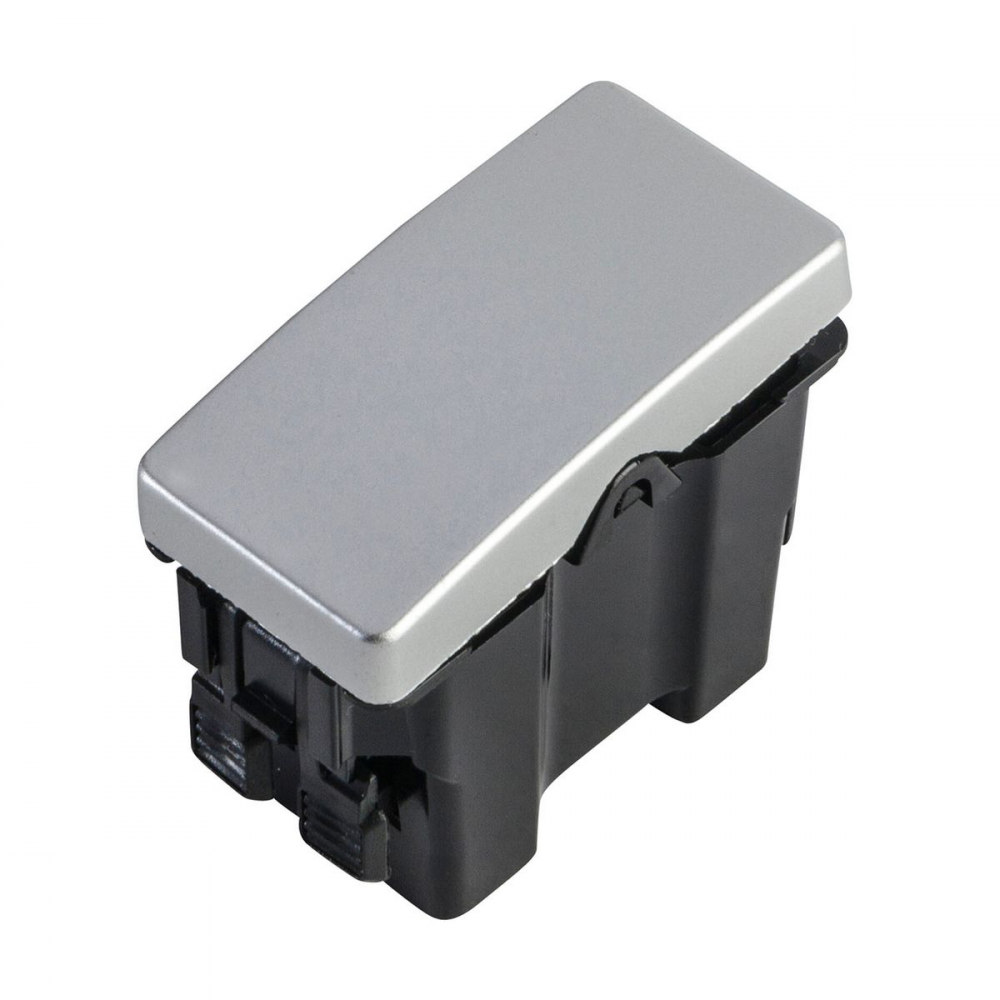 Estevez Apagador Sencillo 2101-TT, 1 Vía, 10A, Titanio