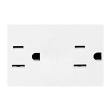 Estevez Tomacorriente 2328-TT, 2 Enchufes, 127V, 15A, Titanio