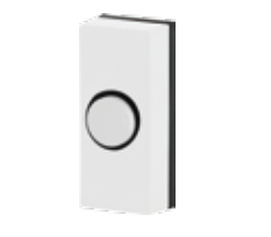 Estevez Botón para Timbre Sesame, 1 Módulo, 127V, 10A, Blanco