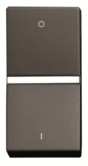 Estevez Interruptor Sencillo N2102 AN, 2 Vías, 16A, Antracita