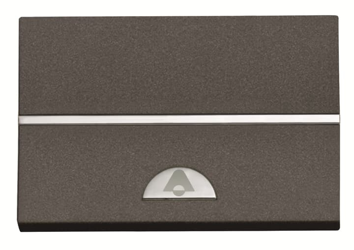 Estevez Botón para Timbre N2304-AN, 3 Módulos, 127 - 250V, 16A, Gris