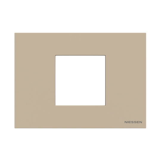 Estevez Placa de Pared N2472-CV, 2 Puertos, Champán