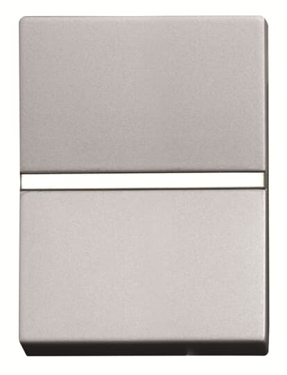 Estevez Apagador Sencillo N2801-PL, 1.5 Vías, 16A, Plata