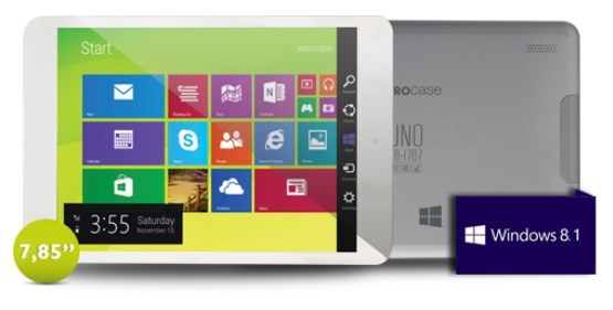 Tablet Eurocase JUNO EUTB-I787 7.85'', 16GB, 1024 x 768 Pixeles, Windows 8.1, Bluetooth, WLAN, Gris