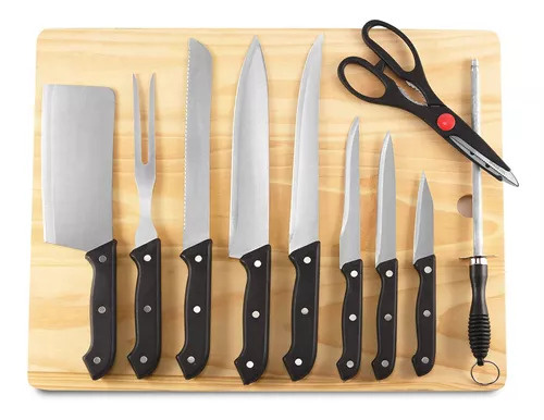 Euroline Juego de Cuchillos JC1111, 10 Piezas 