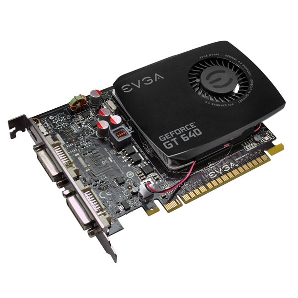 EVGA NVIDIA GeForce GT 640, 2GB DDR3, 2DVI, HDCP, 3D Vision, PCI Express 3.0