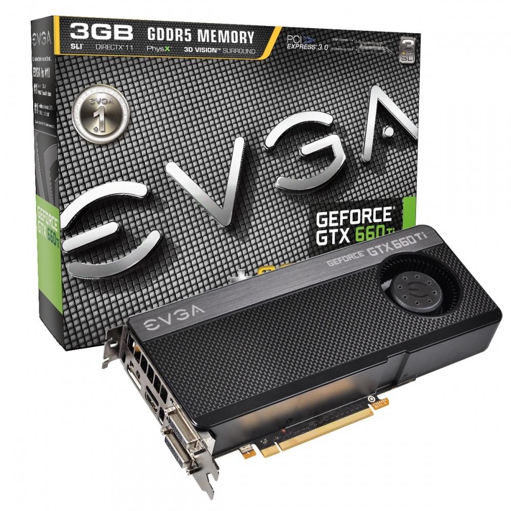 EVGA NVIDIA GeForce GTX 660 Ti SC+, 3GB GDDR5, 2DVI, HDCP, PCI Express 3.0