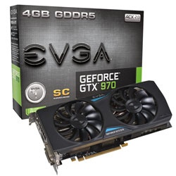 Tarjeta de Video EVGA NVIDIA GeForce GTX 970 SC+ GAMING ACX 2.0, 4GB 256-bit GDDR5, PCI Express 3.0