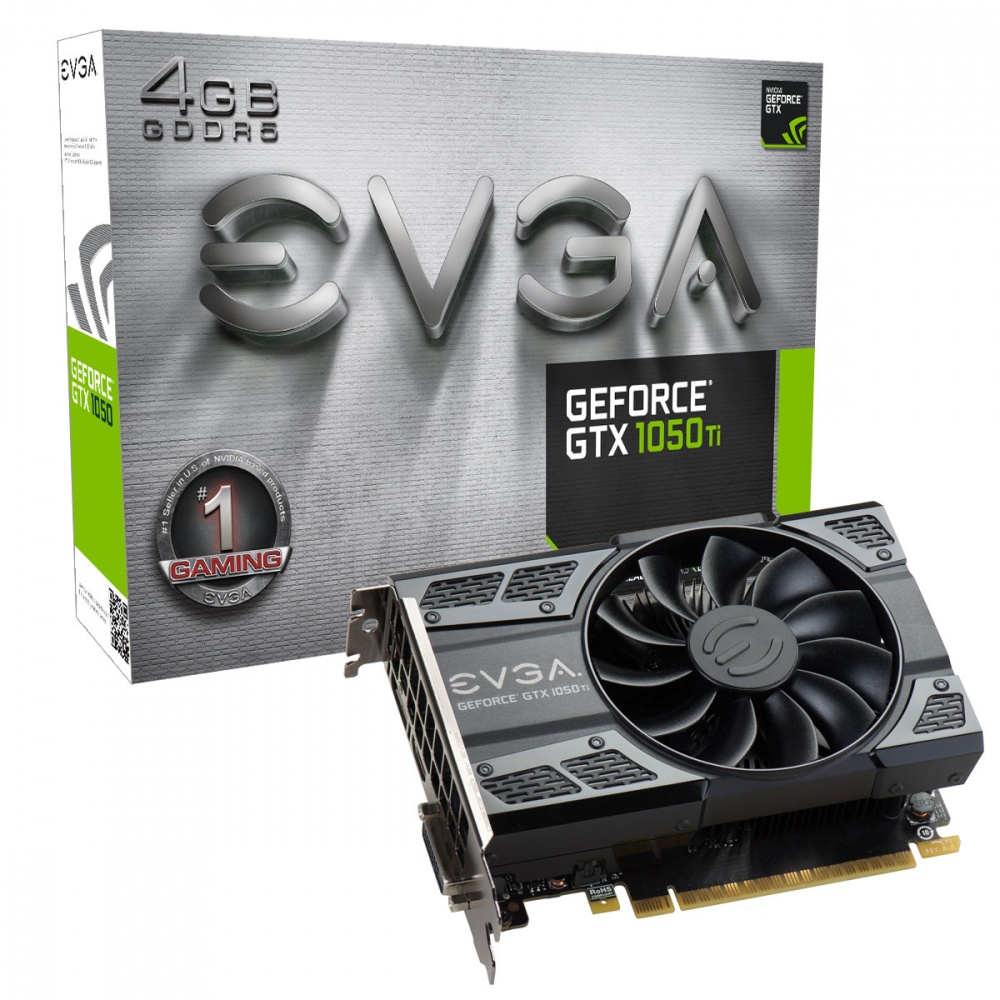 Tarjeta de Video EVGA NVIDIA GeForce GTX 1050 Ti GAMING, 4GB 128-bit GDDR5, PCI Express x16 3.0