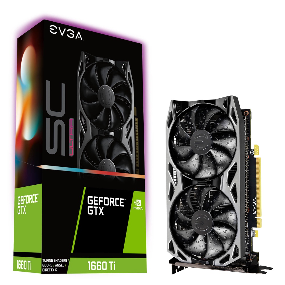 Tarjeta de Video EVGA NVIDIA GeForce GTX 1660 Ti SC Ultra Gaming, 6GB 192-bit GDDR6, PCI 3.0