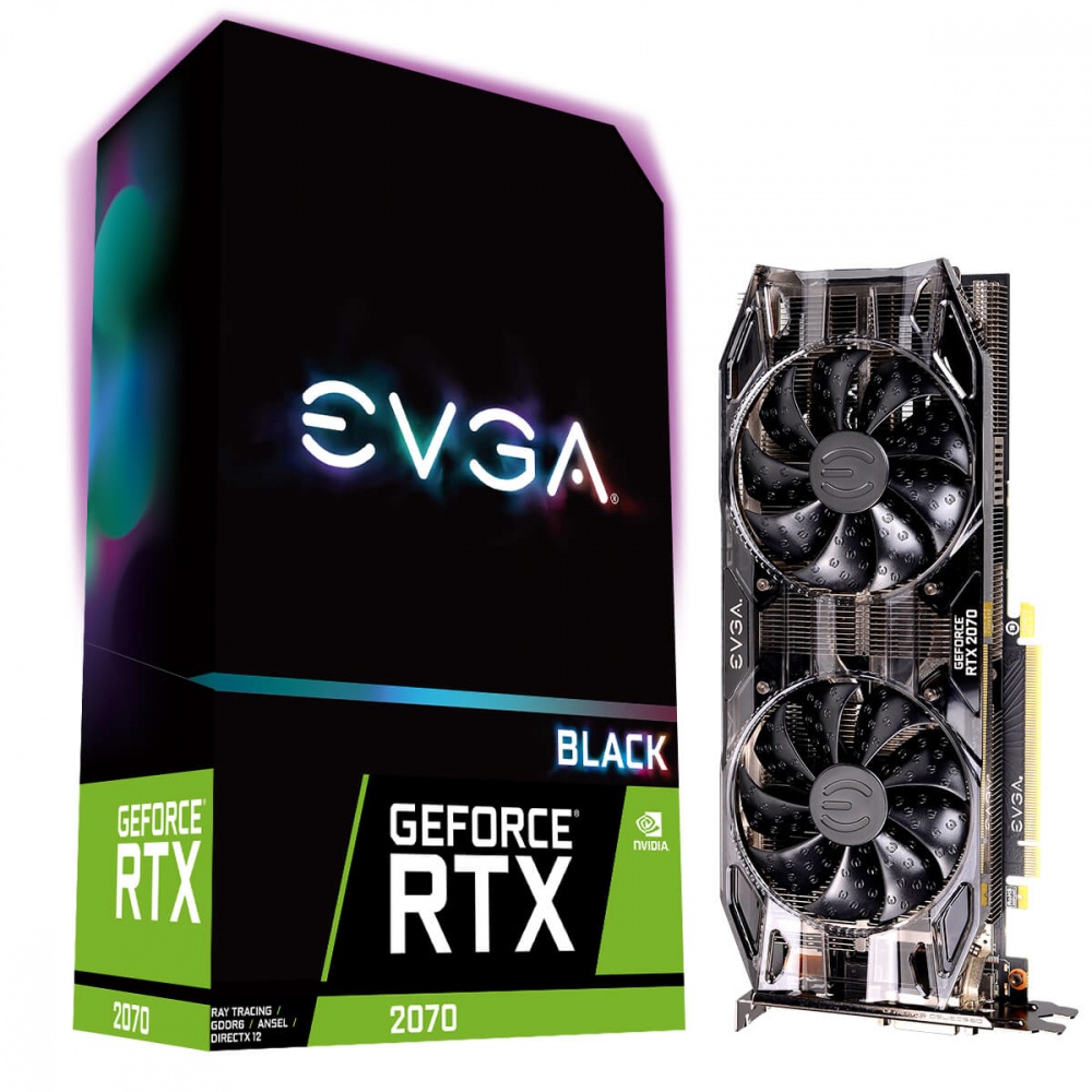 Tarjeta de Video EVGA NVIDIA GeForce RTX 2070 Black Gaming, 8GB 256-bit GDDR6, PCI Express 3.0