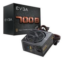 Fuente de Poder EVGA 700W B 80 PLUS Bronze, 24-pin ATX, 120mm, 700W