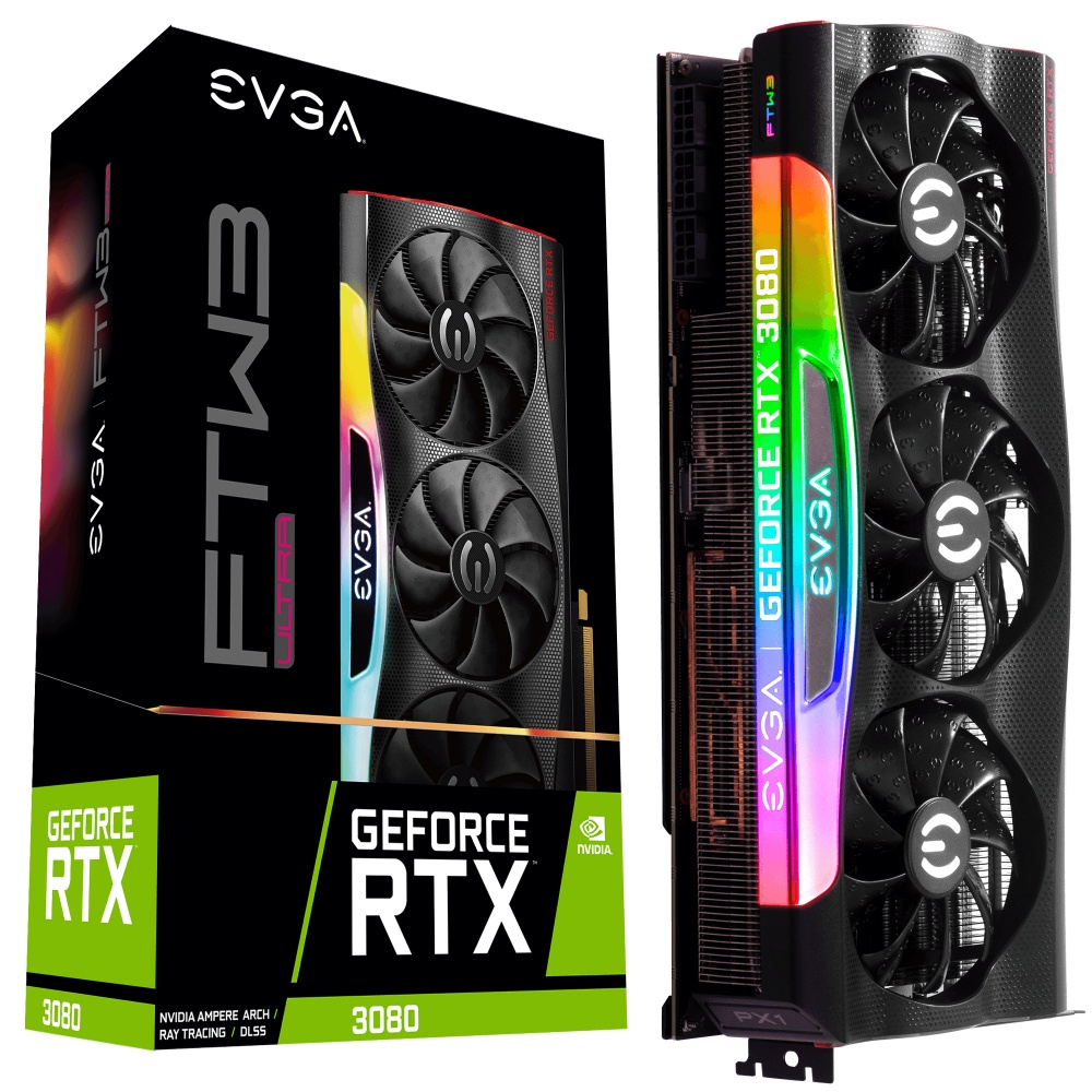 Tarjeta de Video EVGA NVIDIA GeForce RTX 3080 FTW3 ULTRA Gaming, 10GB 320-bit GDDR6X, PCI Express x16 4.0
