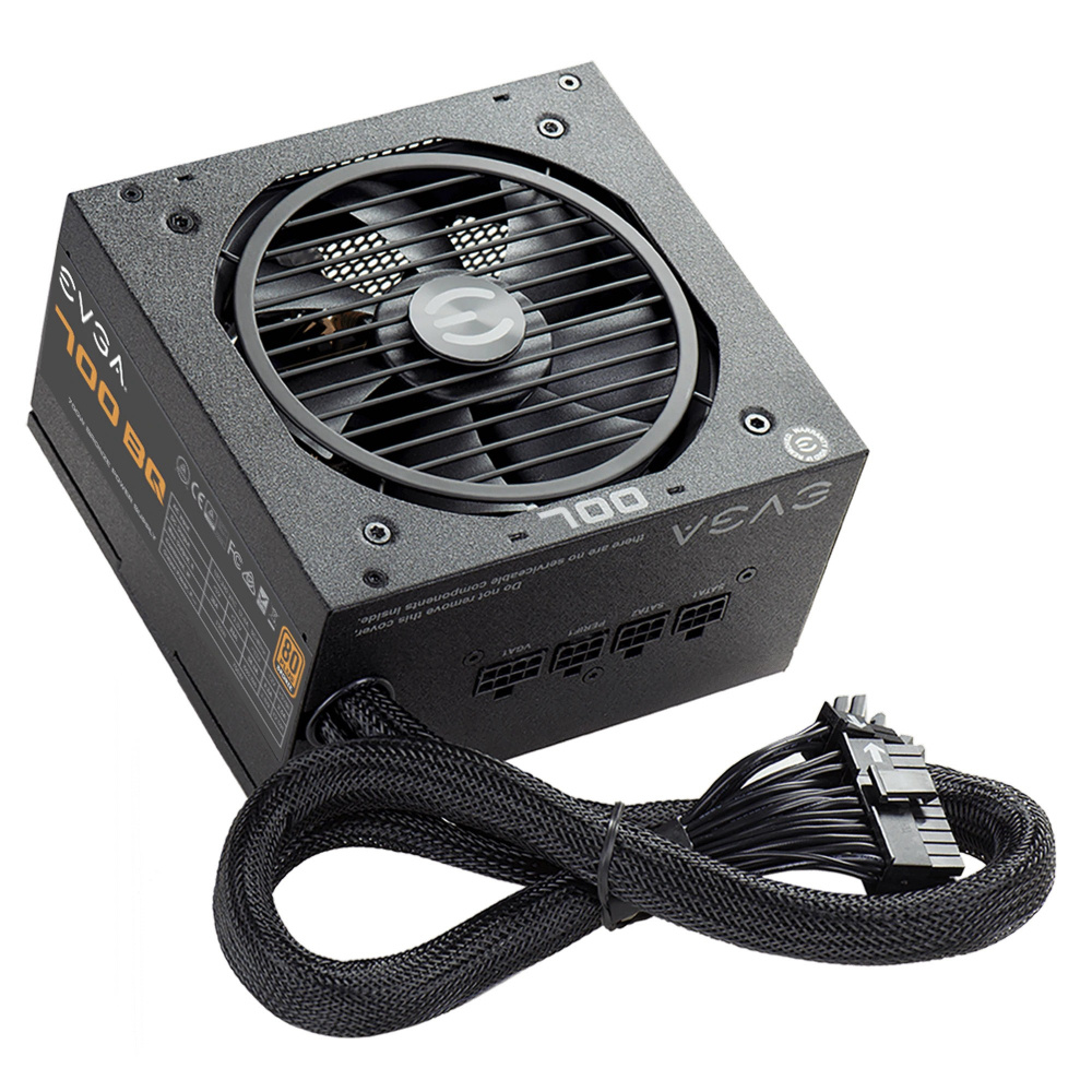 Fuente de Poder EVGA 700 BQ 80 PLUS Bronze, 24-pin ATX, 120mm, 700W