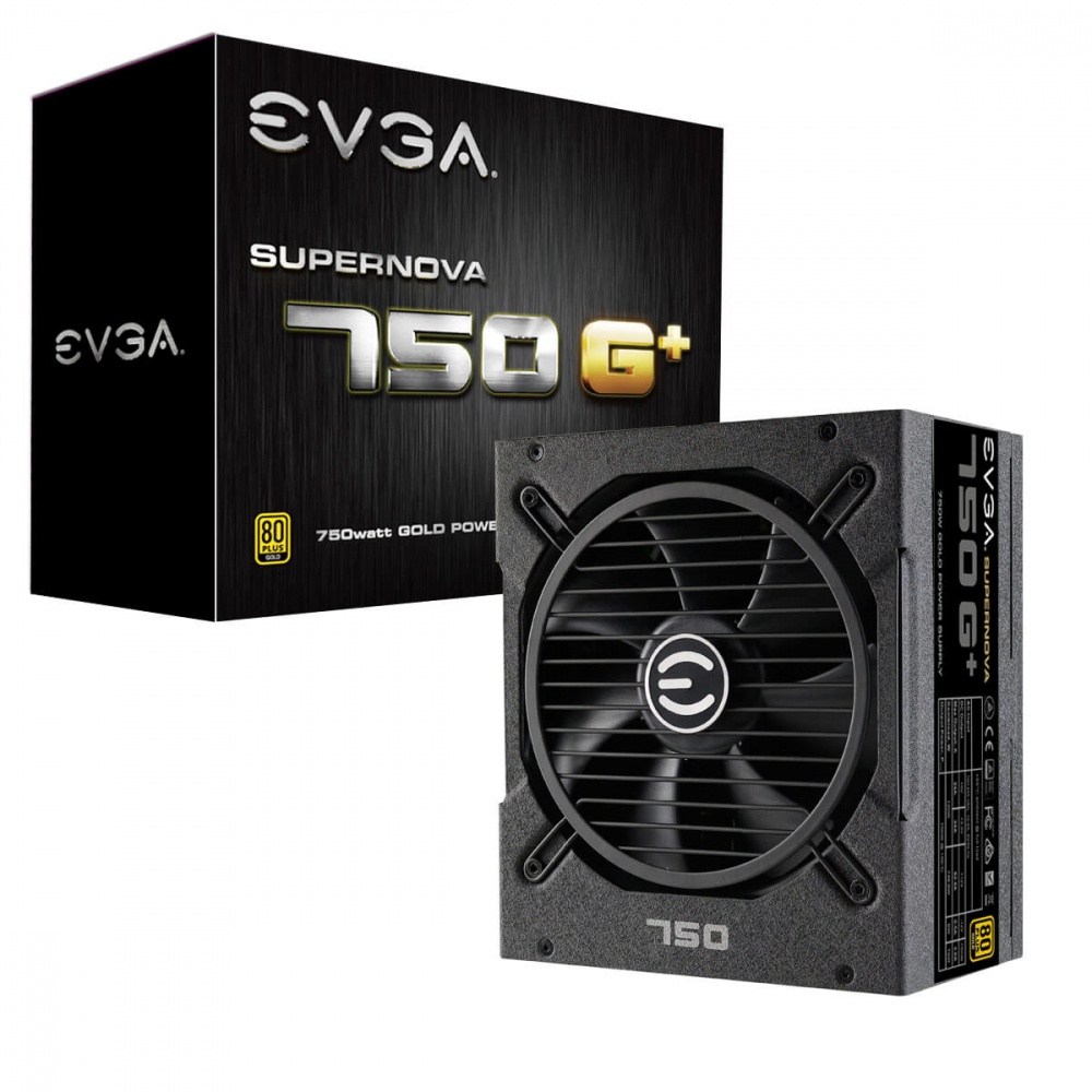 Fuente de Poder EVGA 120-GP-0750-X1 80 PLUS Gold, 24-pin ATX, 140mm, 750W 