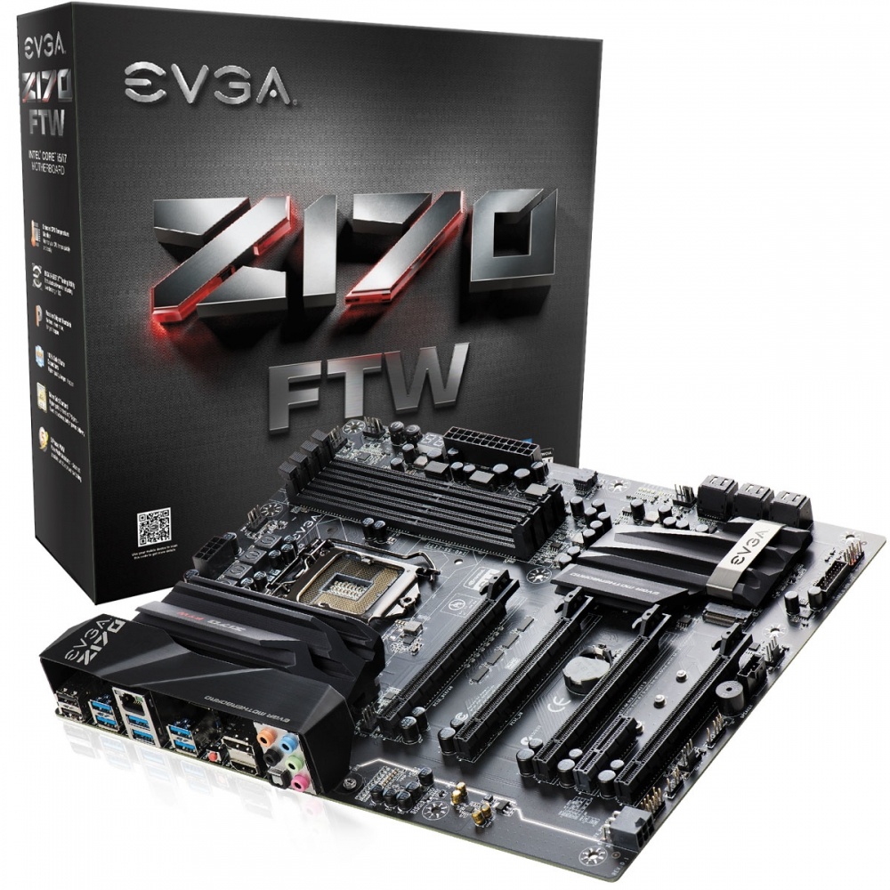 Tarjeta Madre EVGA ATX Z170 FTW, S-1151, Intel Z170, HDMI, 64GB DDR4 para Intel