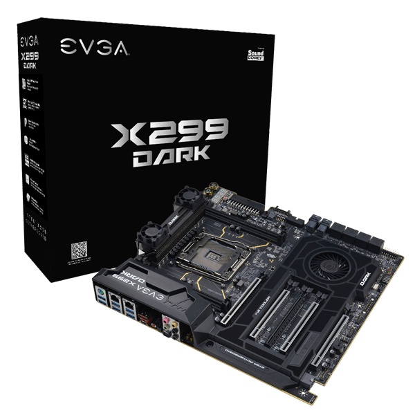 Tarjeta Madre EVGA ATX-E X299 DARK, S-2066, Intel X299, 64GB DDR4 para Intel