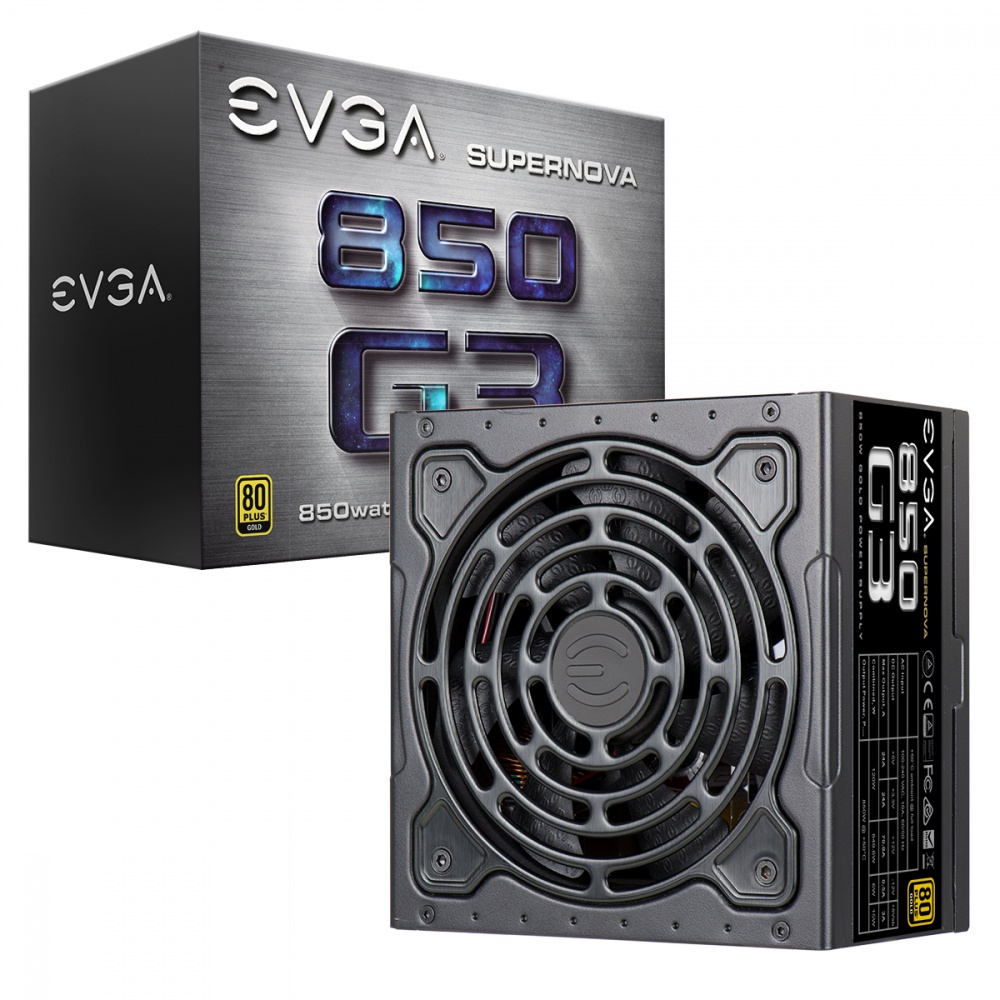 Fuente de Poder EVGA SuperNOVA 850 G3 80 PLUS Gold, 24-pin ATX, 150mm, 850W