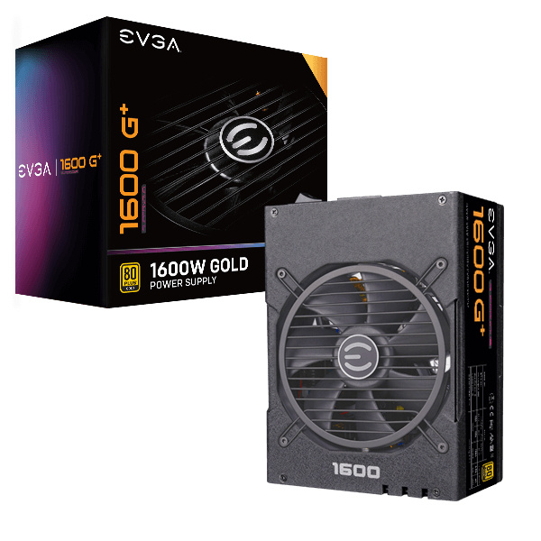 Fuente de Poder EVGA SuperNOVA 1600 G+ 80 PLUS Gold, 24-pin ATX, 135mm, 1600W