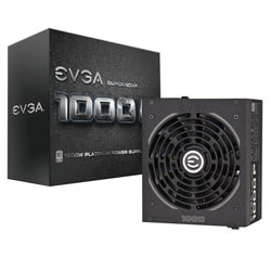 Fuente de Poder EVGA SuperNOVA 1000 PS 80 PLUS Platinum, 24-pin ATX, 135mm, 1000W