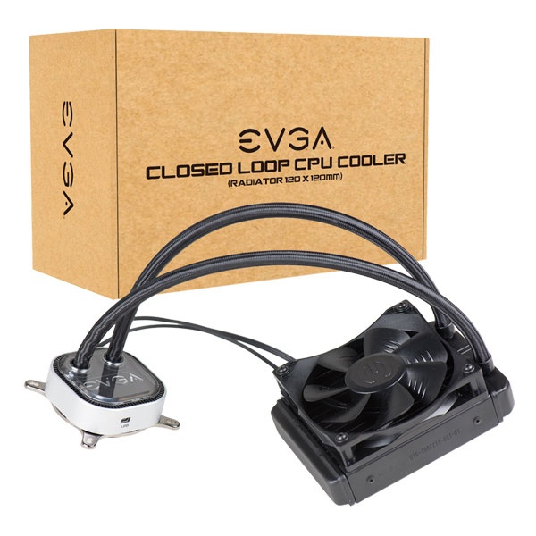EVGA CLC 120 Enfriamiento Liquido para CPU, 1x 120mm, 500-2400RPM
