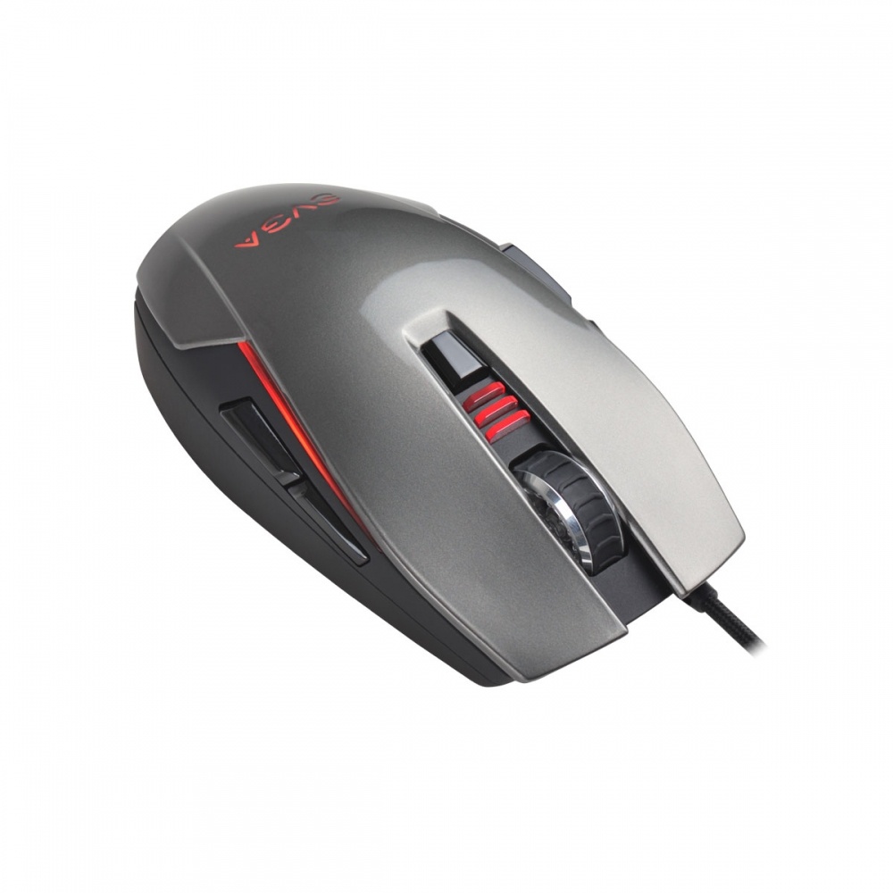 Mouse Gamer EVGA Láser TORQ X5L, Álambrico, USB, 8200DPI, Negro/Plata