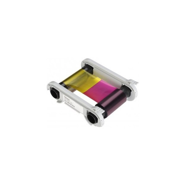 Evolis Cinta R5F002AAA, 200 Páginas, Negro/Cian/Magenta/Amarillo 