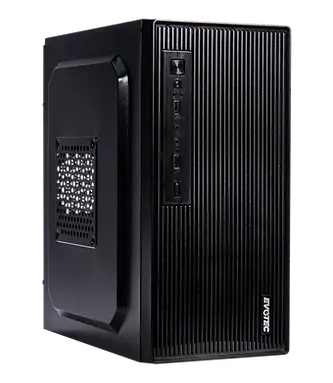 Gabinete Evotec Oslo EV-1023, Mini-Tower, Micro-ATX/Mini-ITX, USB 2.0/3.0, con Fuente de 500W, sin Ventiladores Instalados, Negro