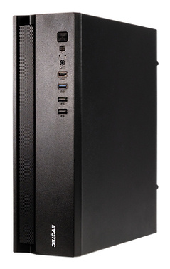 Gabinete Evotec Córdoba EV-1027, Mini-Tower, Micro-ATX/Mini-ITX, USB 2.0/3.0, con Fuente de 500W, 3 Ventiladores Instalados, Negro
