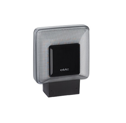 FAAC Lámpara Intermitente XLED, 24V, 40 Leds, Negro, para Motores Corredizos