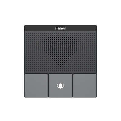Fanvil Intercomunicador A10S, 3 Botones, Altavoz, Alámbrico, Negro/Gris
