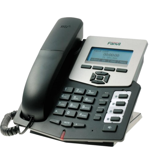 Fanvil Teléfono IP C58P 3.28", Alámbrico, 2 Líneas, 4 Teclas Programables, Altavoz, Negro/Plata