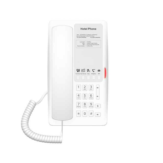 Fanvil Teléfono IP H4W, Alámbrico, 2 Líneas, Altavoz, Blanco