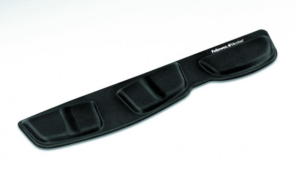 Descansa Muñecas Fellowes 9182801, 45.6 x 8.5cm, Grosor 15mm, Negro