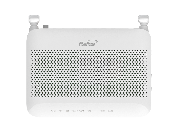 FiberHome Unidad de Red Óptica HG6045D1, 1 x GPON, 2 X RJ-45, Wi-Fi, SC/APC