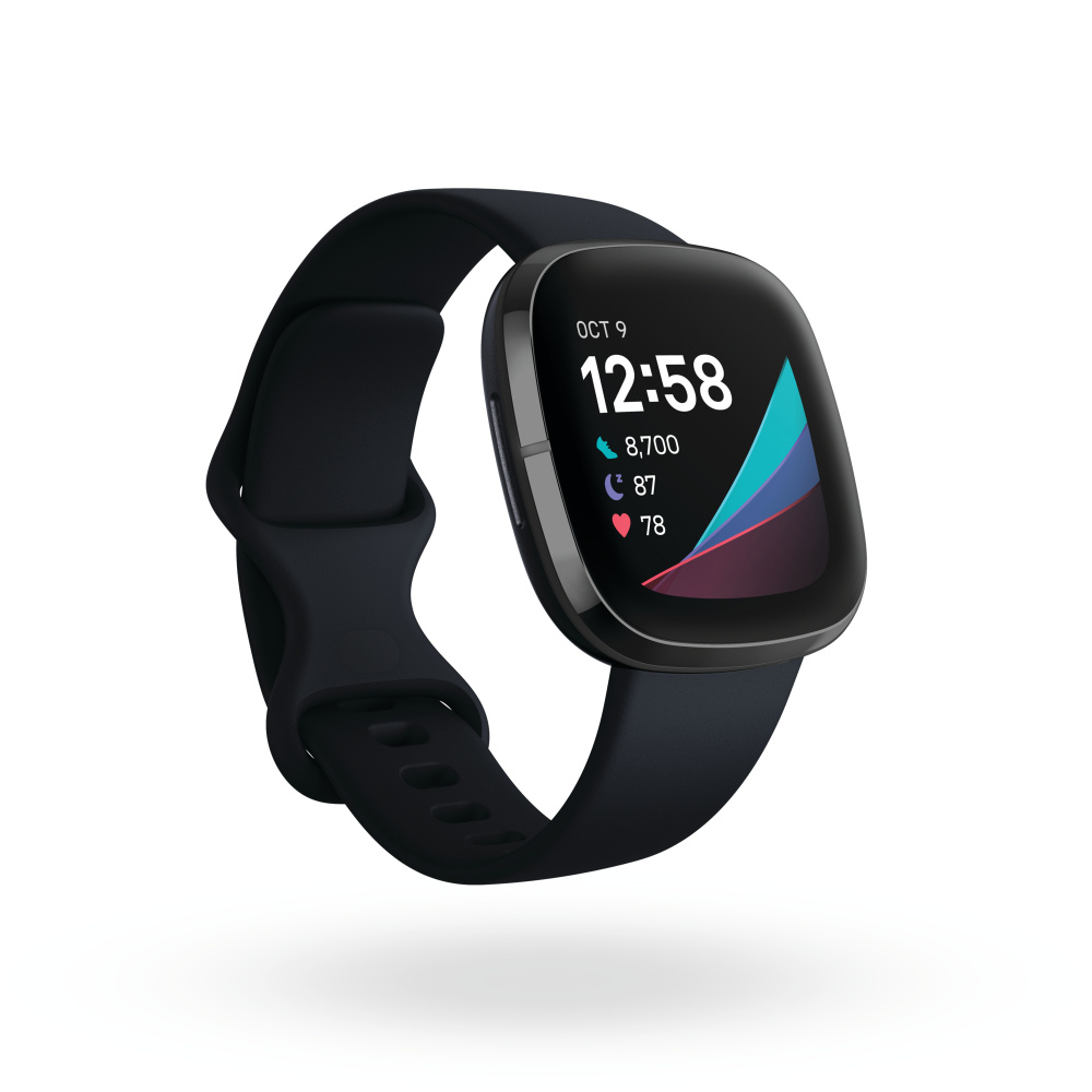 Fitbit Smartwatch Sense, Touch, Bluetooth 5.0, Android/iOS, Negro - Resistente al Agua
