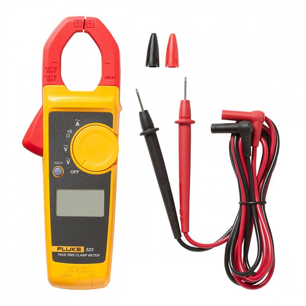 Fluke Pinza Amperimétrica 323, 600V, Amarillo