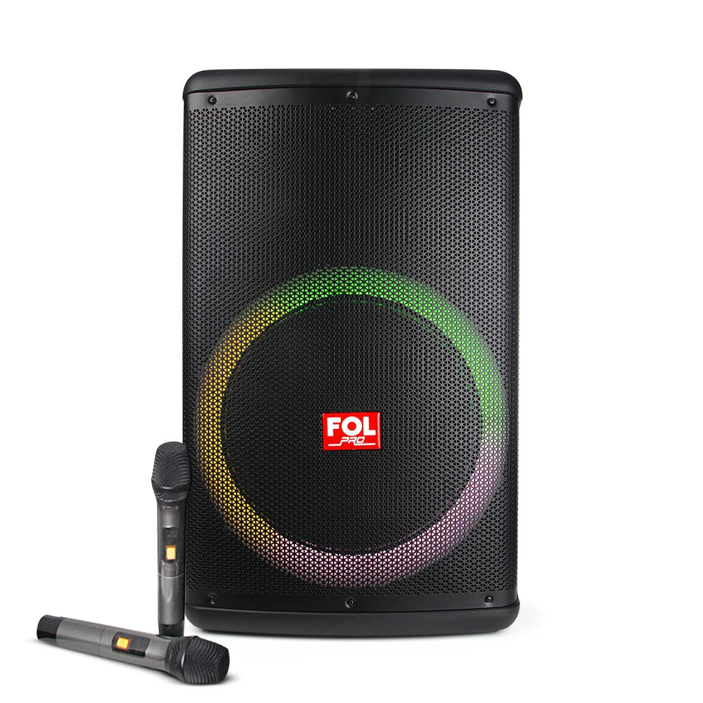 FOL Bocina Portátil FS-L1501, Bluetooth, Alámbrico/Inalámbrico, 110W, Negro