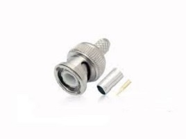 Folksafe Conector BC59 BNC Macho, Metal, 10 Piezas