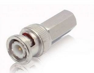 Folksafe Conector Coaxial BNC Macho, Metálico