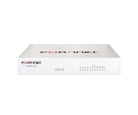 Firewall Fortinet FortiWiFi 60F, Alámbrico/Inalámbrico, 10Gbit/s, 10x RJ-45, Incluye Garantía FortiCare y Licencia FortiGuard 24x7 UTP 1 Año
