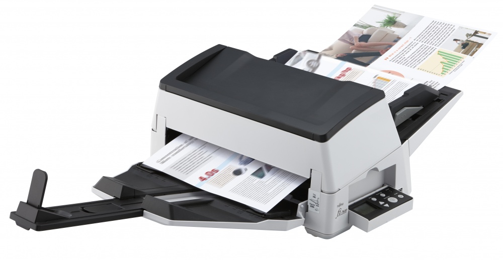 Scanner Fujitsu FI-7600, 600 x 600DPI, Escáner Color, Escaneado Dúplex, USB 3.2, Negro/Blanco
