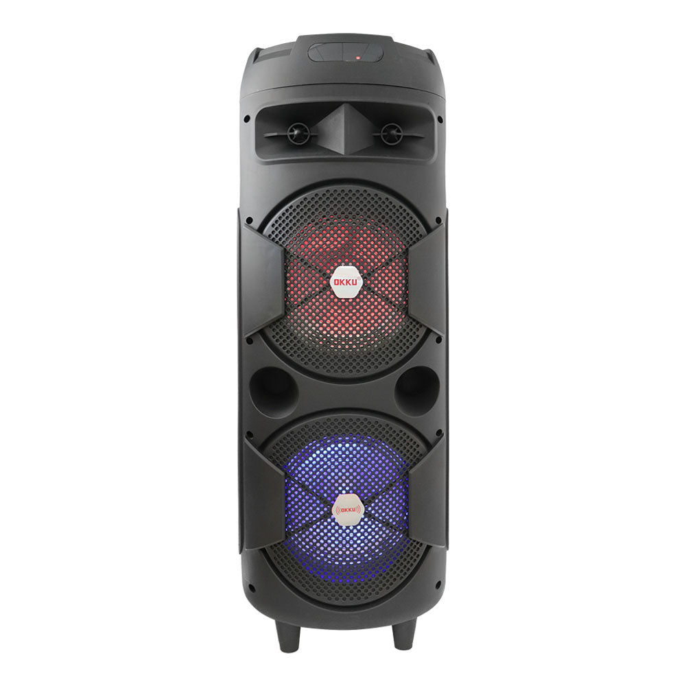 Fussion Acustic Bafle BAF28001, Bluetooth, Inalámbrico, 40000W PMPO, USB, Negro