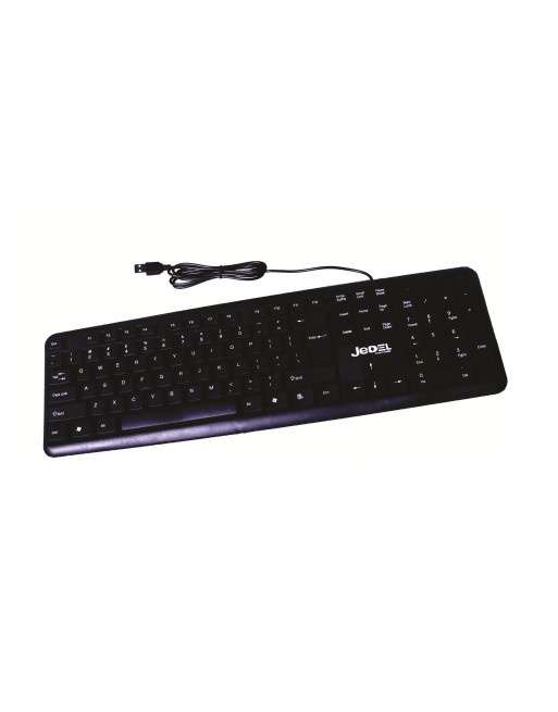 Teclado Fussion Acustic K11, Alámbrico, USB, Negro (Español)