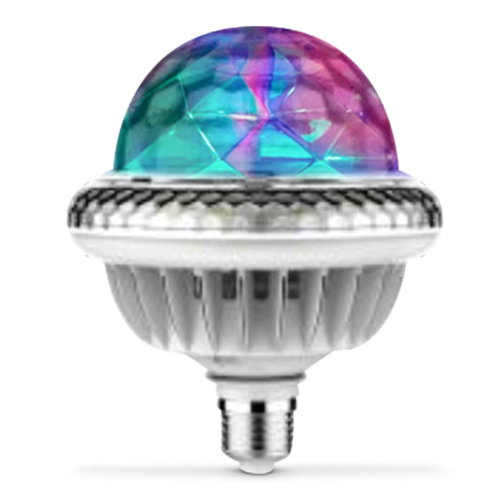 Fussion Acustic Foco LED Bluetooth con Bocina Integrada LDB-0009, RGB, Base E27, Blanco