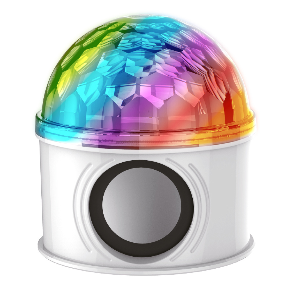 Fussion Acustic Lámpara LED Bluetooth con Bocina LDB-0010, Interiores, RGB, 4W, Blanco