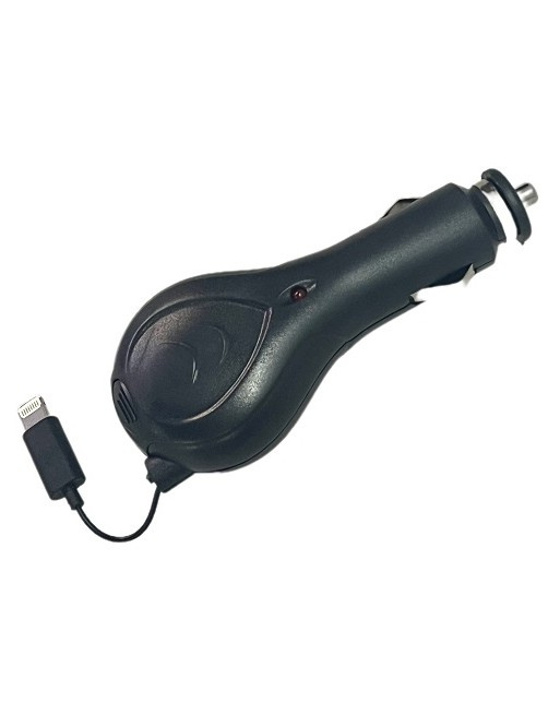 Fussion Acustic Cargador para Auto OUTBC-2081, con Cable Lightning, Negro