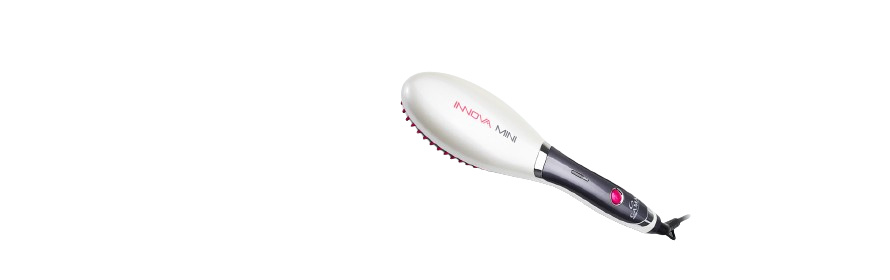 GAMA Italy Cepillo Alisador C1907, Blanco/Negro