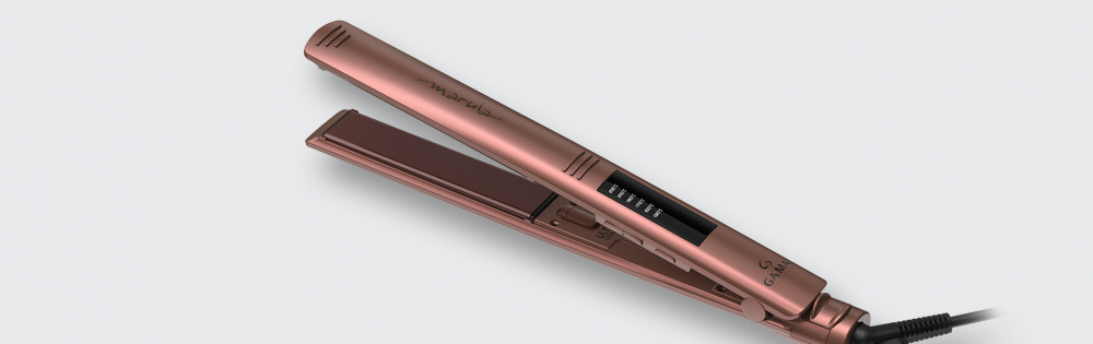 Gama Italy Alisador de Cabello Elegance LED 4D Marula, 230 °C, Cobre
